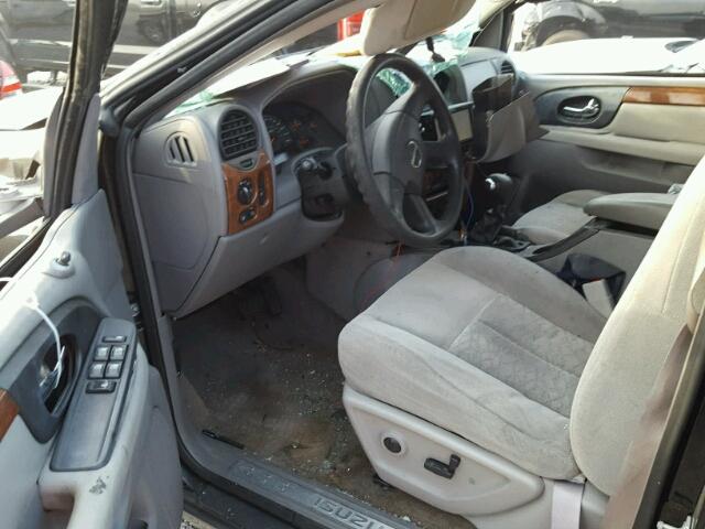 4NUES16S156701413 - 2005 ISUZU ASCENDER S BLACK photo 9