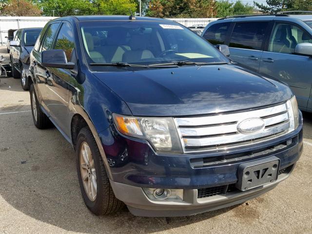 2FMDK48C99BA67754 - 2009 FORD EDGE SEL BLUE photo 1