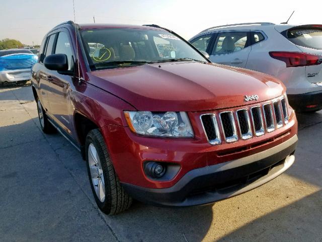 1C4NJCBA4DD140738 - 2013 JEEP COMPASS SP RED photo 1