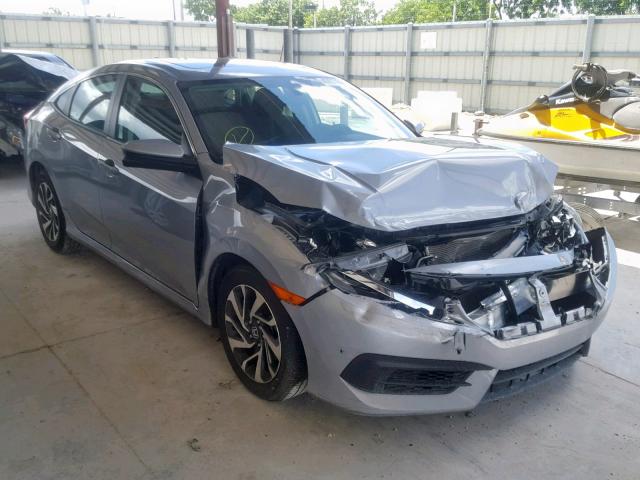 19XFC2F78HE081849 - 2017 HONDA CIVIC EX GRAY photo 1