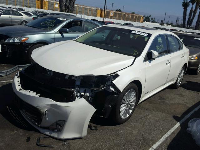 4T1BD1EB9EU024824 - 2014 TOYOTA AVALON HYB WHITE photo 2