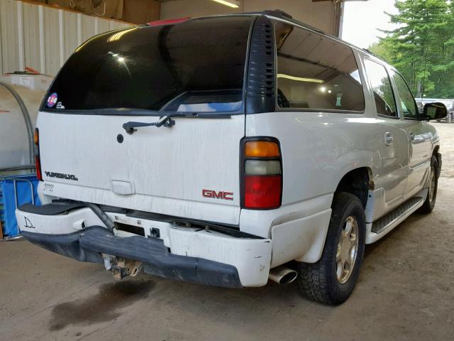 1GKFK66U34J254565 - 2004 GMC YUKON XL D WHITE photo 4