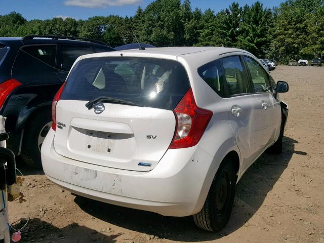 3N1CE2CP9EL390256 - 2014 NISSAN VERSA NOTE WHITE photo 4