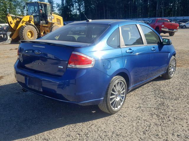 1FAHP36N29W131983 - 2009 FORD FOCUS SES BLUE photo 4