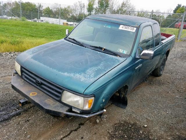 JT4UN24D1V0043426 - 1997 TOYOTA T100 XTRAC GREEN photo 2