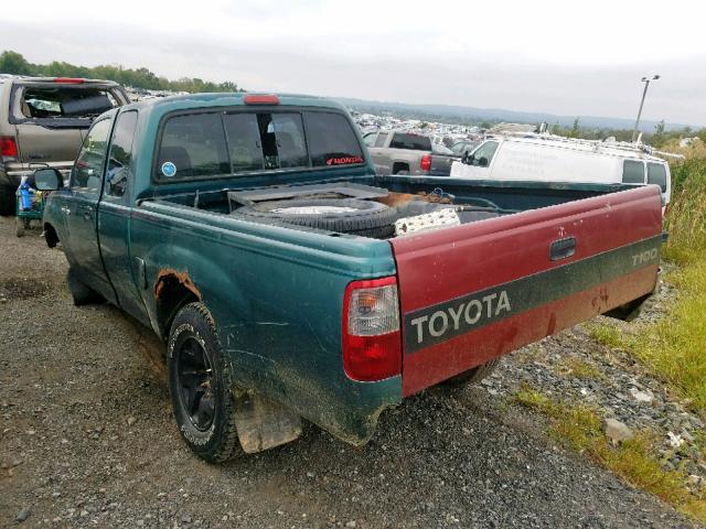 JT4UN24D1V0043426 - 1997 TOYOTA T100 XTRAC GREEN photo 3