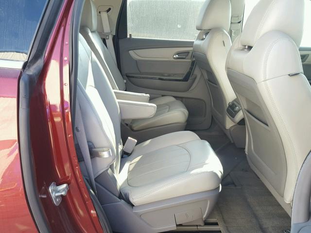 1GNKVJKD2HJ309515 - 2017 CHEVROLET TRAVERSE P MAROON photo 6