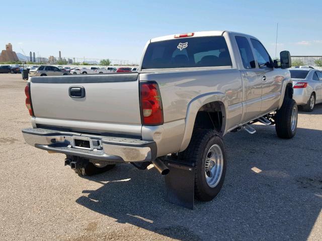 1GCHK29U54E290291 - 2004 CHEVROLET SILVERADO BROWN photo 4