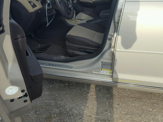 1G1ZC5E19BF254540 - 2011 CHEVROLET MALIBU 1LT BEIGE photo 9