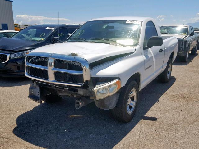 1D7HA16K53J635444 - 2003 DODGE RAM 1500 S WHITE photo 2