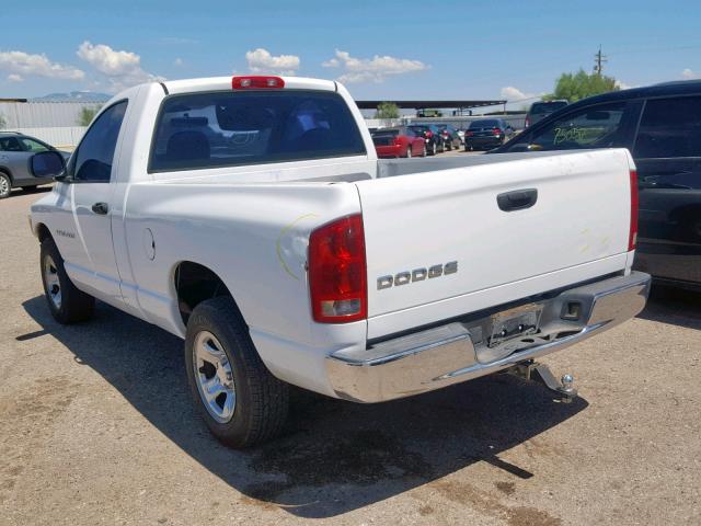 1D7HA16K53J635444 - 2003 DODGE RAM 1500 S WHITE photo 3