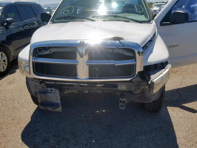 1D7HA16K53J635444 - 2003 DODGE RAM 1500 S WHITE photo 9