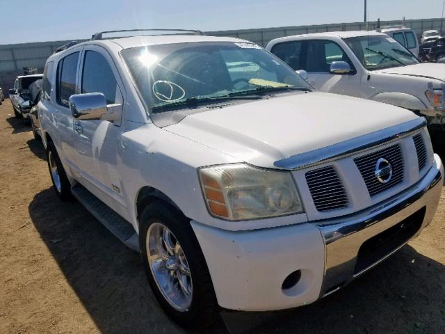 5N1AA08A77N703103 - 2007 NISSAN ARMADA SE WHITE photo 1