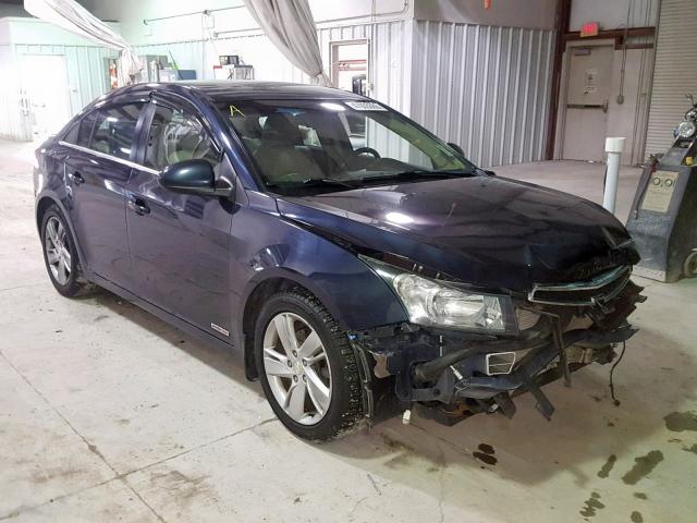 1G1P75SZ6E7171555 - 2014 CHEVROLET CRUZE BLUE photo 1