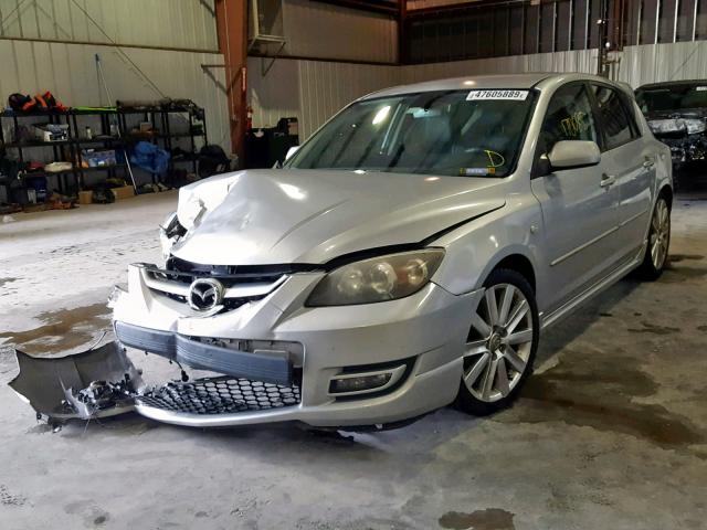 JM1BK34L071654056 - 2007 MAZDA SPEED 3 SILVER photo 2