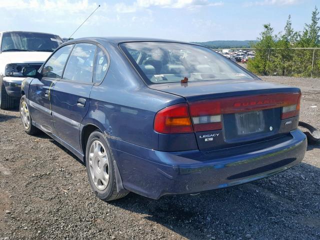 4S3BE635X17208948 - 2001 SUBARU LEGACY L BLUE photo 3