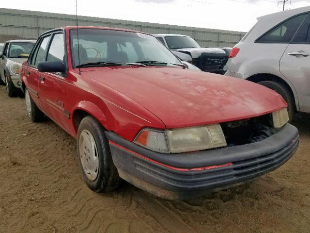 1G1JC5448P7145447 - 1993 CHEVROLET CAVALIER V RED photo 1