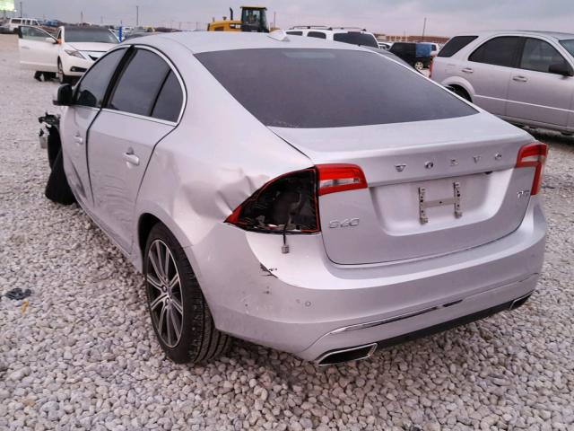 LYV402HK2JB156127 - 2018 VOLVO S60 PREMIE SILVER photo 3