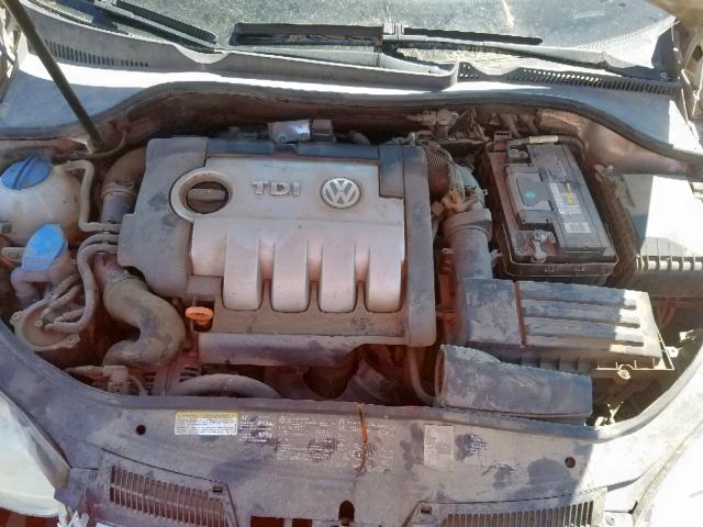 3VWRT81K16M682483 - 2006 VOLKSWAGEN JETTA TDI BEIGE photo 7