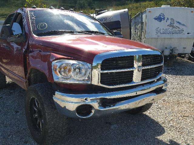 3D7KS28C07G750751 - 2007 DODGE RAM 2500 S RED photo 9