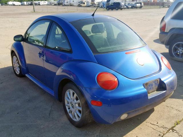 3VWCK31CX5M405642 - 2005 VOLKSWAGEN NEW BEETLE Blau Foto 3