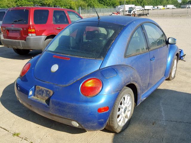 3VWCK31CX5M405642 - 2005 VOLKSWAGEN NEW BEETLE Blau Foto 4