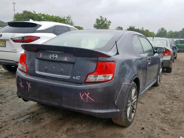 JTKJF5C79C3038749 - 2012 TOYOTA SCION TC ნაცრისფერი ფოტო 4