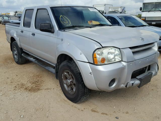 1N6ED27T44C439919 - 2004 NISSAN FRONTIER C SILVER photo 1