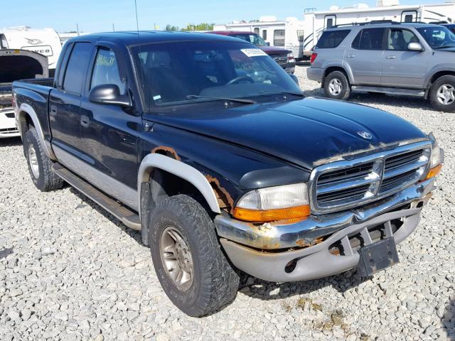 1B7GG2AN6YS708866 - 2000 DODGE DAKOTA QUA BLACK photo 1