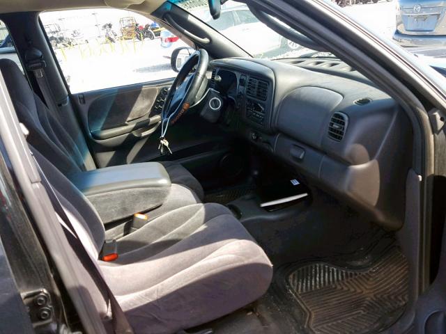 1B7GG2AN6YS708866 - 2000 DODGE DAKOTA QUA BLACK photo 5