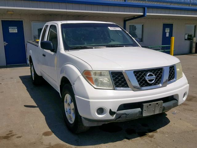 1N6BD06T76C473610 - 2006 NISSAN FRONTIER K WHITE photo 1