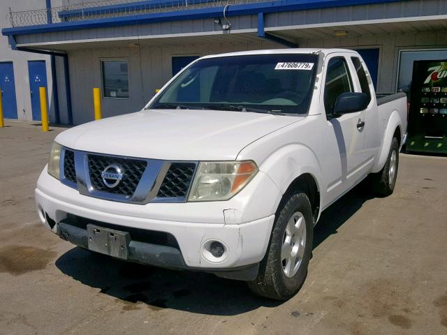 1N6BD06T76C473610 - 2006 NISSAN FRONTIER K WHITE photo 2