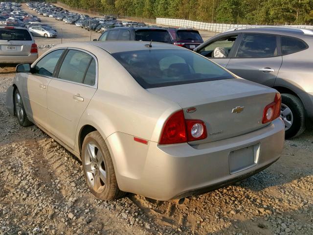 1G1ZH57B99F145822 - 2009 CHEVROLET MALIBU 1LT 金色 照片 3