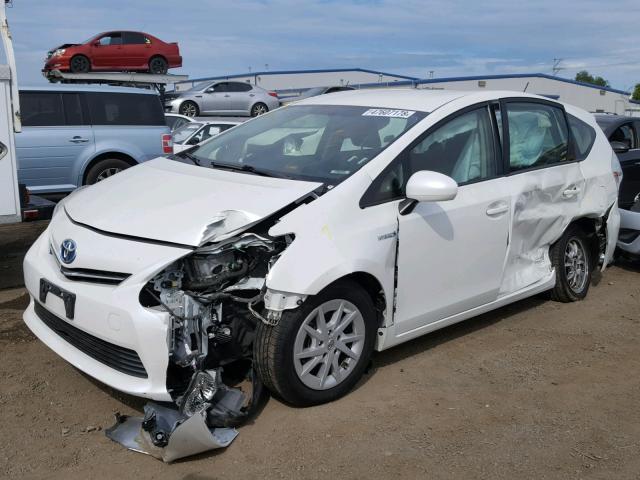 JTDZN3EU9D3254008 - 2013 TOYOTA PRIUS V WHITE photo 2