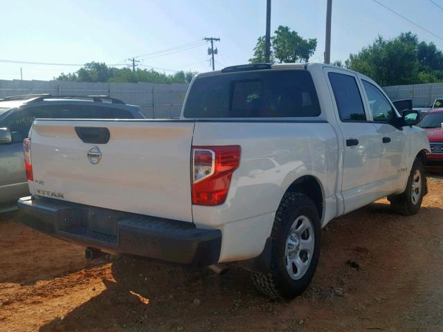 1N6AA1EK7HN515235 - 2017 NISSAN TITAN S WHITE photo 4