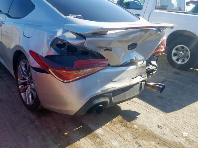 KMHHU6KJ3DU108414 - 2013 HYUNDAI GENESIS CO SILVER photo 9