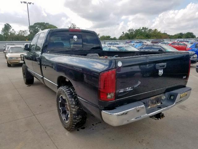 3D7KR28C77G716625 - 2007 DODGE RAM 2500 S შავი ფოტო 3