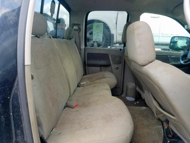 3D7KR28C77G716625 - 2007 DODGE RAM 2500 S შავი ფოტო 6