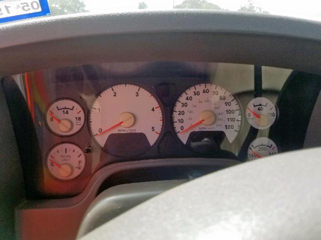 3D7KR28C77G716625 - 2007 DODGE RAM 2500 S შავი ფოტო 8