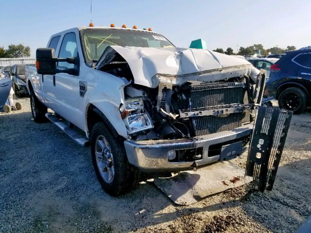 1FTWW31R18EA11692 - 2008 FORD F350 SRW S WHITE photo 1