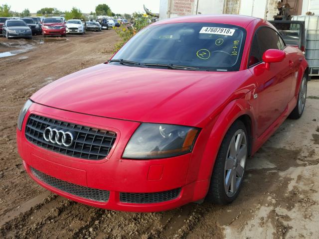 TRUWT28N241010953 - 2004 AUDI TT QUATTRO RED photo 2