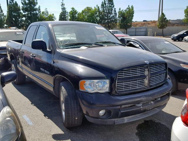 1D7HA18D93S283512 - 2003 DODGE RAM 1500 S BLACK photo 1