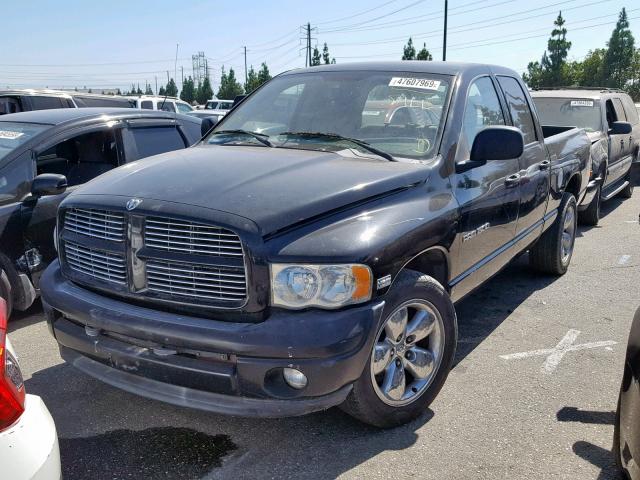 1D7HA18D93S283512 - 2003 DODGE RAM 1500 S BLACK photo 2