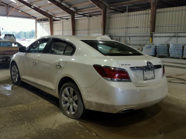 1G4GE5ED1BF396945 - 2011 BUICK LACROSSE C WHITE photo 3