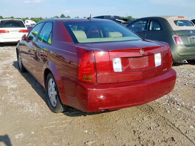 1G6DP577X60124222 - 2006 CADILLAC CTS HI FEA MAROON photo 3