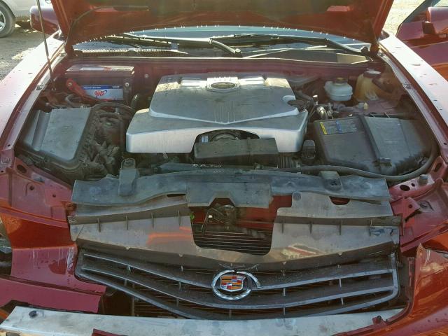 1G6DP577X60124222 - 2006 CADILLAC CTS HI FEA MAROON photo 7