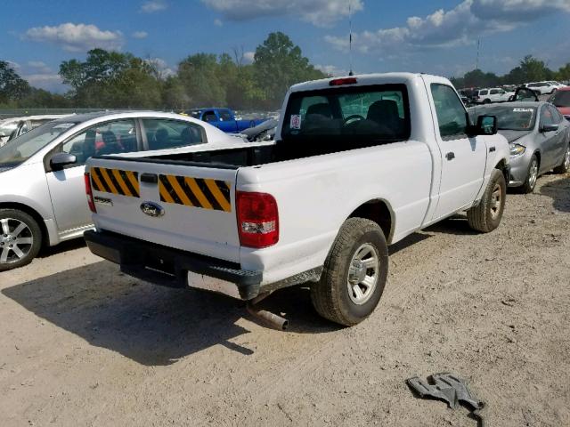 1FTYR10D68PA55699 - 2008 FORD RANGER WHITE photo 4