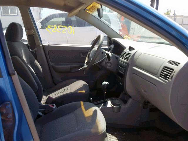 KNADC125036269766 - 2003 KIA RIO BLUE photo 5