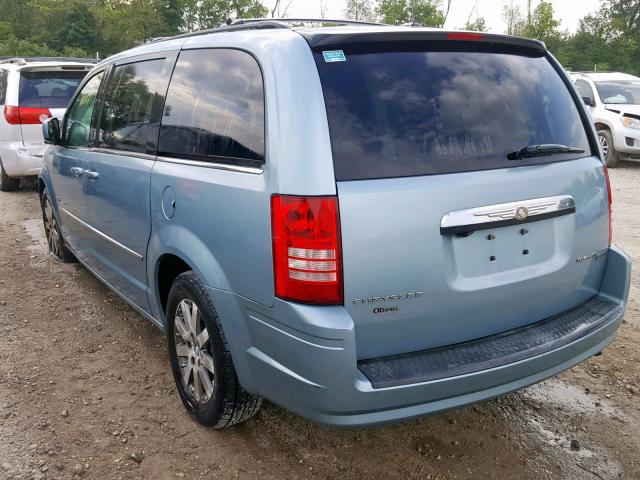 2A8HR541X9R642634 - 2009 CHRYSLER TOWN & COU TEAL photo 3