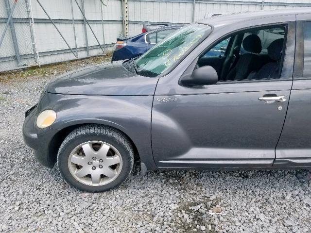 3C4FY48B84T348637 - 2004 CHRYSLER PT CRUISER GRAY photo 9